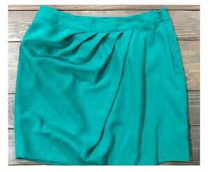 Women's Silence + Noise teal skirt super soft mini size 6